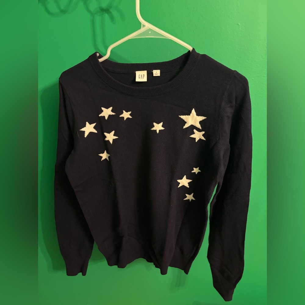 GAP Star Navy Crew Neck Sweater